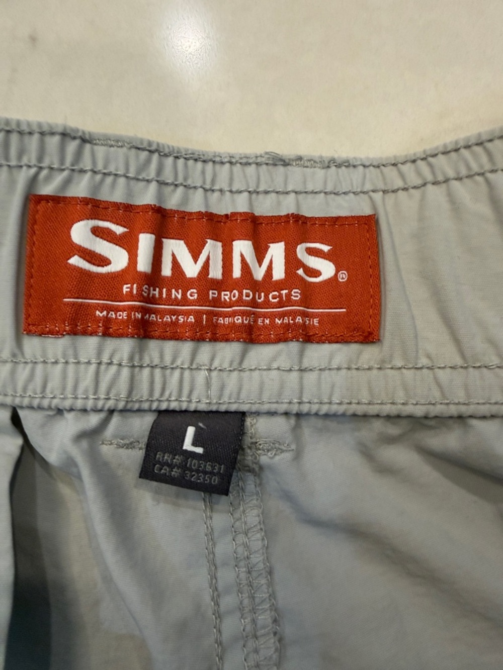 Simms Superlight Pant - Men's Size Large - Picture 5 of 7